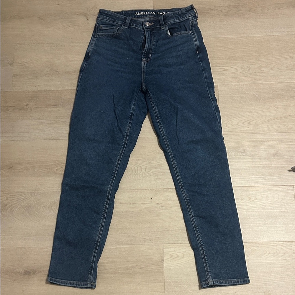 American Eagle Outfitters Women's Dark Blue Skinny Jeans